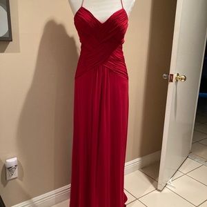 Laundry Basket-Weaved Evening Gown